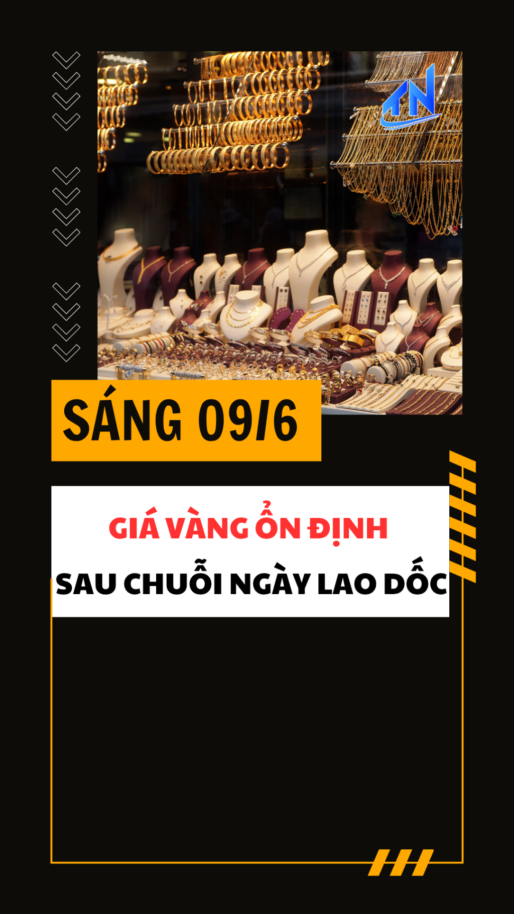 S&aacute;ng 09/6: Gi&aacute; v&agrave;ng ổn định sau chuỗi ng&agrave;y lao dốc