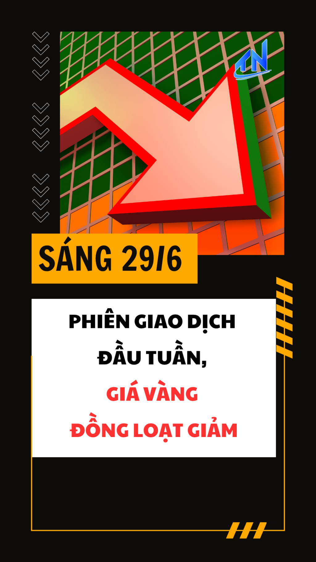 Sáng 29/6: Phiên giao dịch đầu tuần, giá vàng đồng loạt giảm