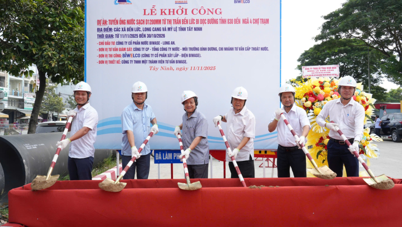 Tuyến ống nước sạch D1200 - Kết nối mạch nguồn