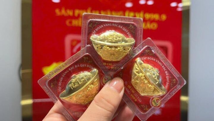 Chênh lệch giá vàng SJC và nhẫn ngày 8/8 thu hẹp